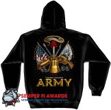 Hooded Sweat Shirt Army Antique Armor