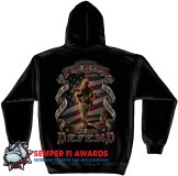 Hooded Sweat Shirt American Soldier