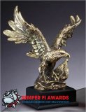 OCDAE720 - 14-1/2" Eagle Resin Trophy
