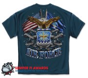 Double Flag Air Force Eagle Navy