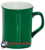Coffee Mug Green/White
