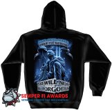 Hooded Sweat Shirt Never Forget Fallen Soldier