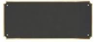 OC469-49 (3 3/4" x 6 1/2"Black Gold Brass Perpetual Plate Border - Click Image to Close