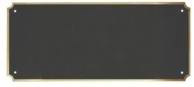 OC498-49 (3 1/2" x 8 1/2" Black Gold Brass Perpetual PlateBorder - Click Image to Close