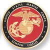 Marine Corps 2" Etched - Click Image to Close