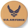 Air Force 2" Etched Enameled - Click Image to Close