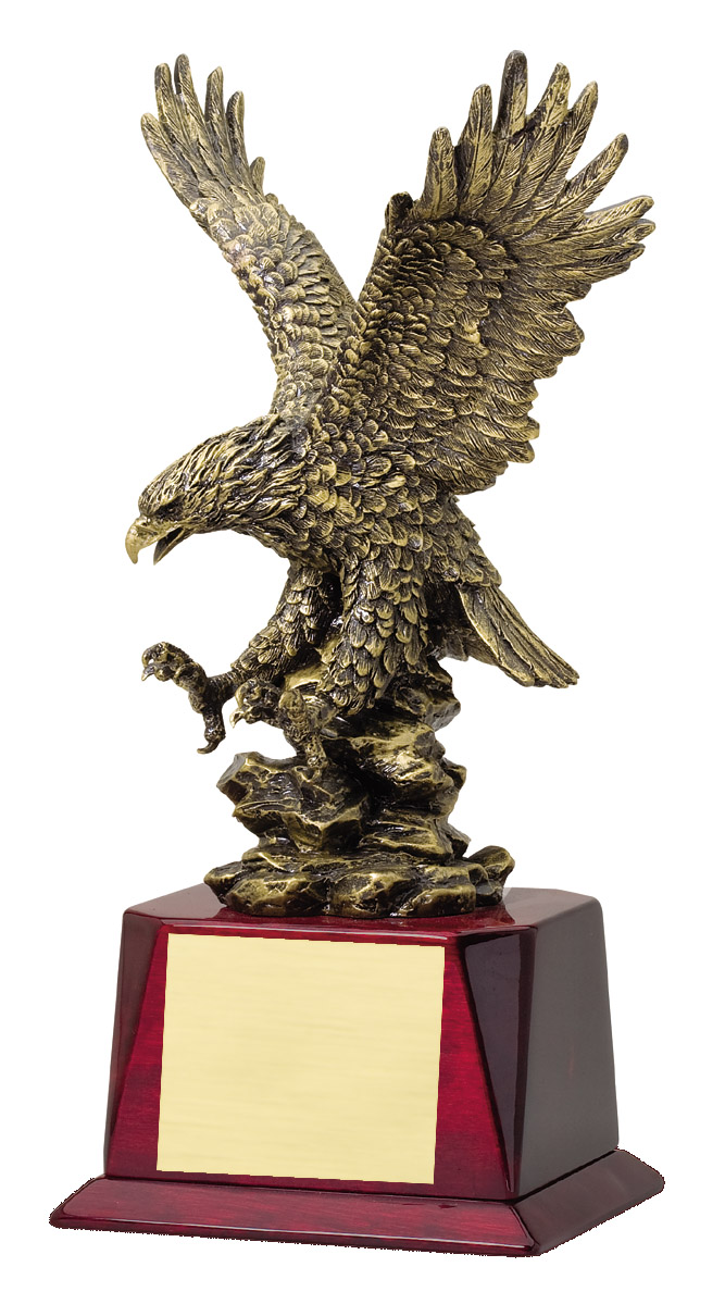 OCDAE400 - 14-1/2" Eagle Resin Trophy - Click Image to Close