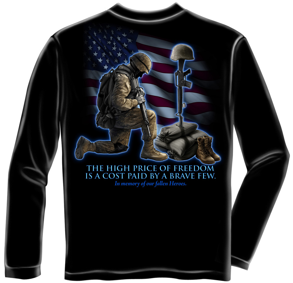 Long Sleeve Soldiers Cross - Click Image to Close