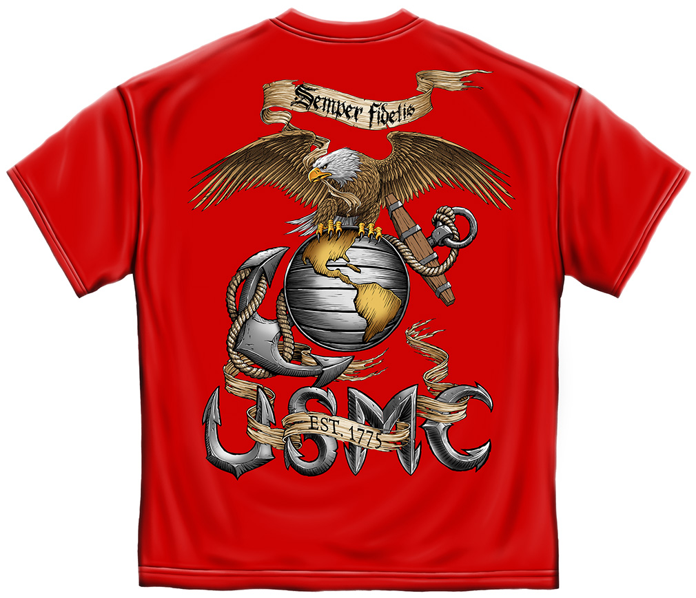 Eagle USMC Red - Click Image to Close