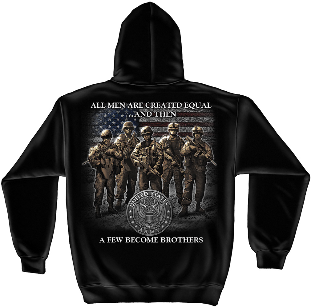 Hooded Sweat Shirt Army Brotherhood - Click Image to Close