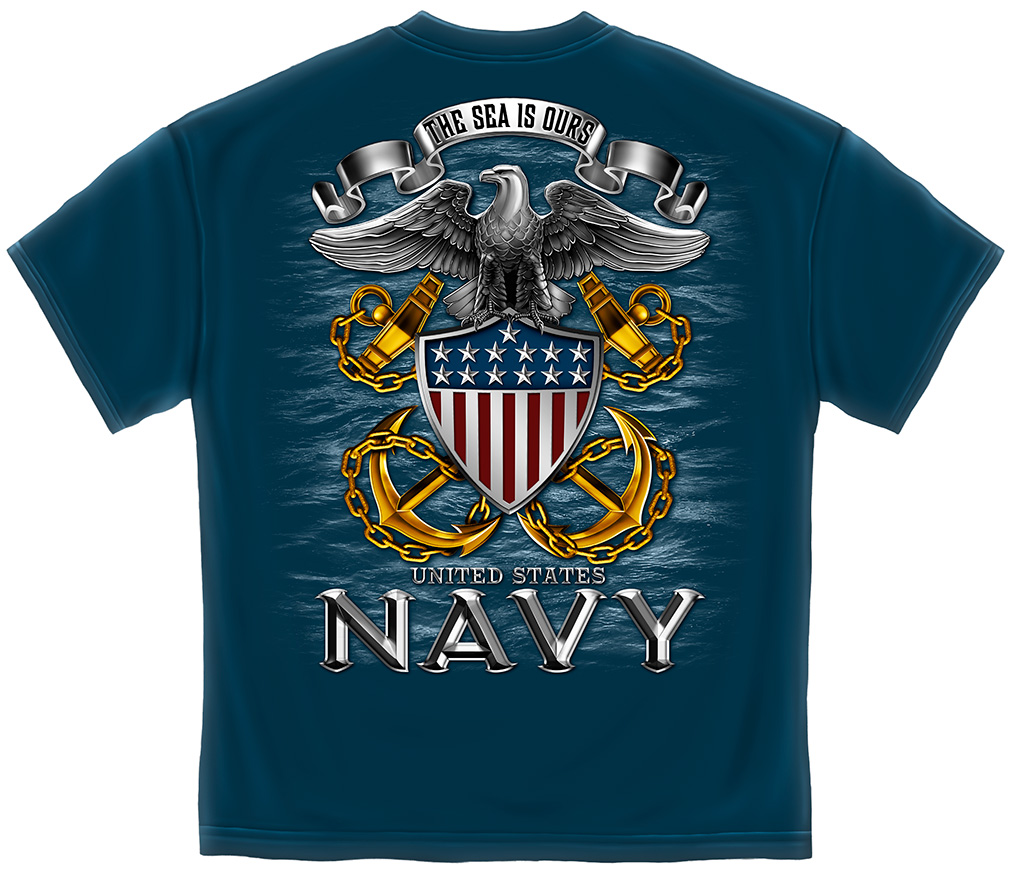 Navy Full Print Eagle - Click Image to Close