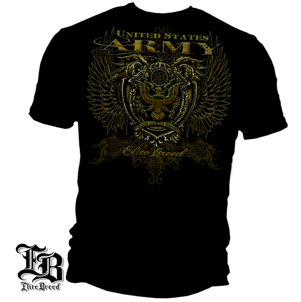 Army Crest Elite Breed Rise Above Fear - Click Image to Close