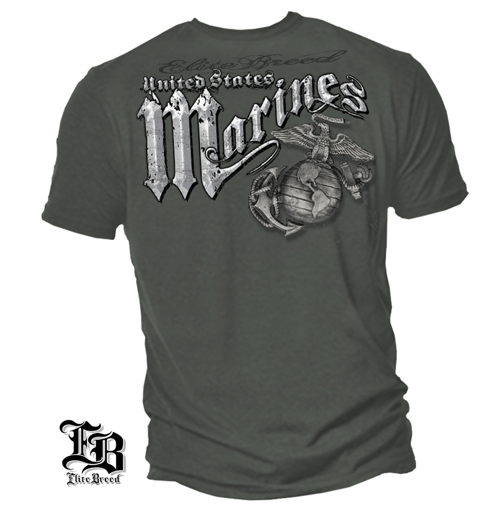 Elite Breed Marines Gray Eagle Foil Stamp - Click Image to Close