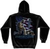 Hooded Sweat Shirt Soldiers Cross