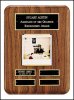 9" X 12" Solid American Walnut Airflyte Perpetual Plaque