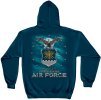 Hooded Sweat Shirt Air Force UASF Missile Navy