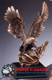 OCDRFB810 - 14" American Eagle Resin Trophy