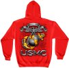 Hooded Sweat Shirt USMC-Semper Fidelis