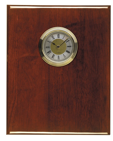 8 X 10 Rosewood Piano Finish with Clock - Click Image to Close