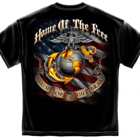 USMC/Home Of The Free Because Of The Brave