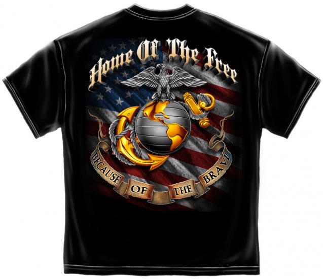USMC/Home Of The Free Because Of The Brave