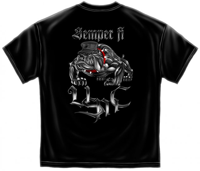 Semper Fi Chrome Dog Marine Corps