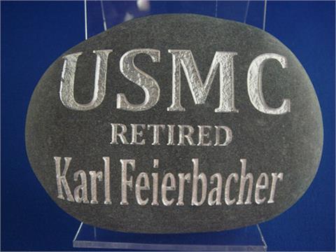 Black USMC Stone