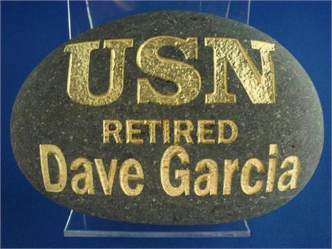 Black USN Stone