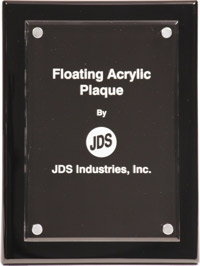9 x 12 Black Piano Finish Plaque