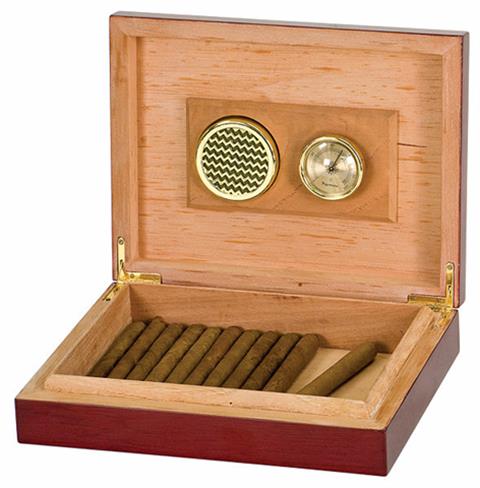 OCJHMD01- Rosewood Piano Finish Cigar Humidor
