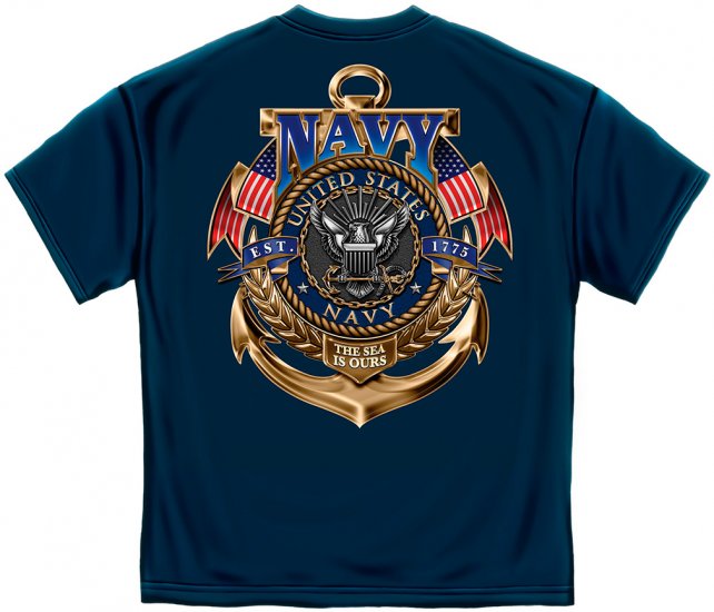 Navy The Sea Is Ours Navy