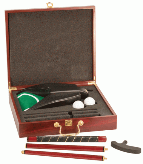 OCJGLF01 - Rosewood Finish Executive Gold Gift Set